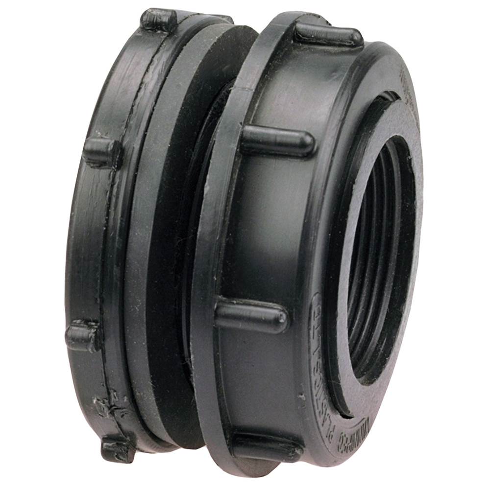 EVERFLOW SUPPLIES BMRC0121 1/2 X 1/4" BLACK MALLEABLE IRON REDUCING COUPLING